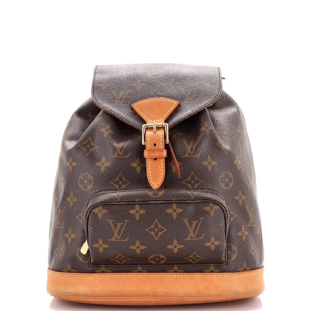 Louis Vuitton Vintage Montsouris Backpack Monogram Canvas MM